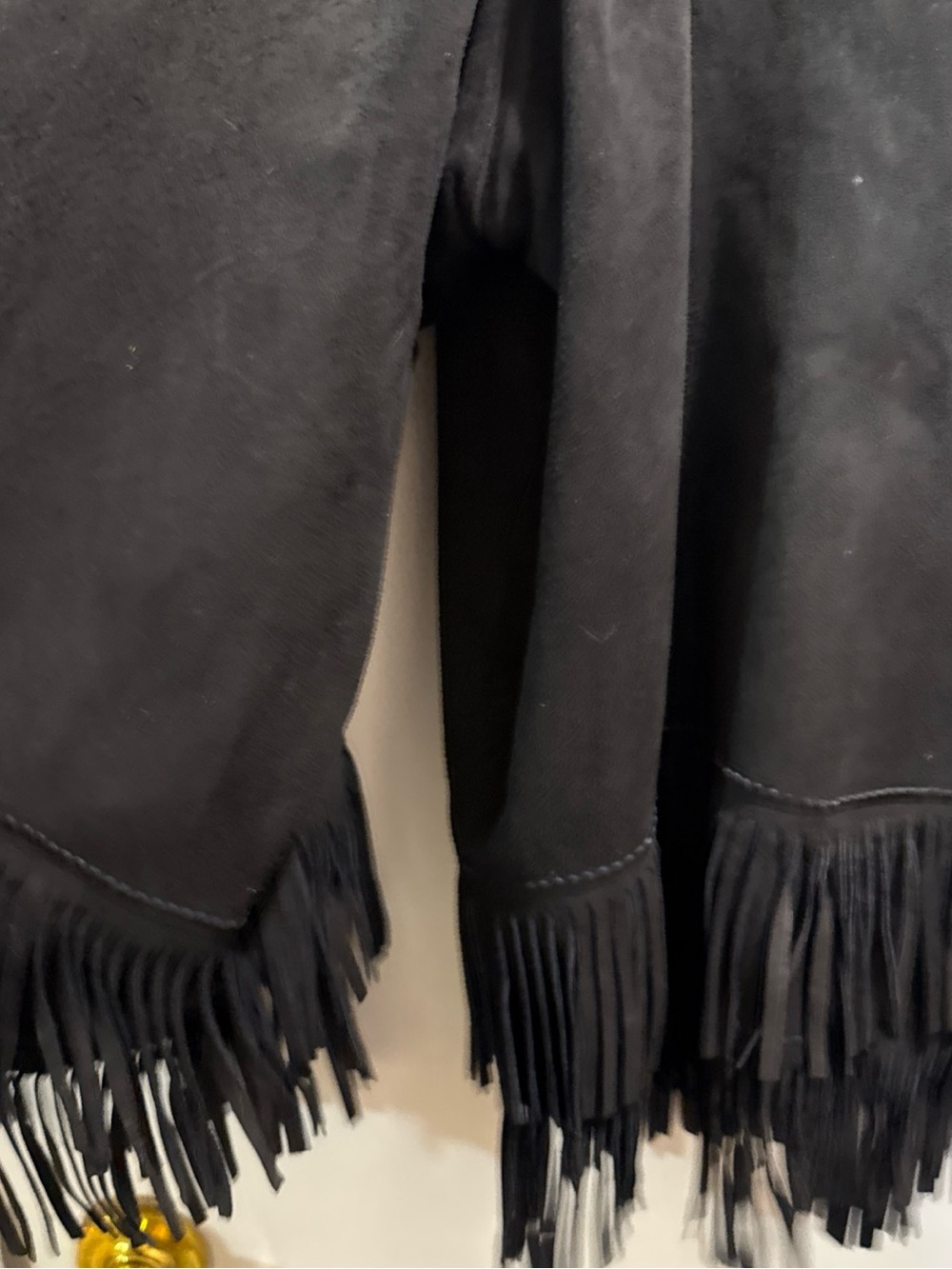 Rare Vintage 60s 70s Western Gauchos Fringe Suede Collectible Textile Art. - Picture 6 of 14